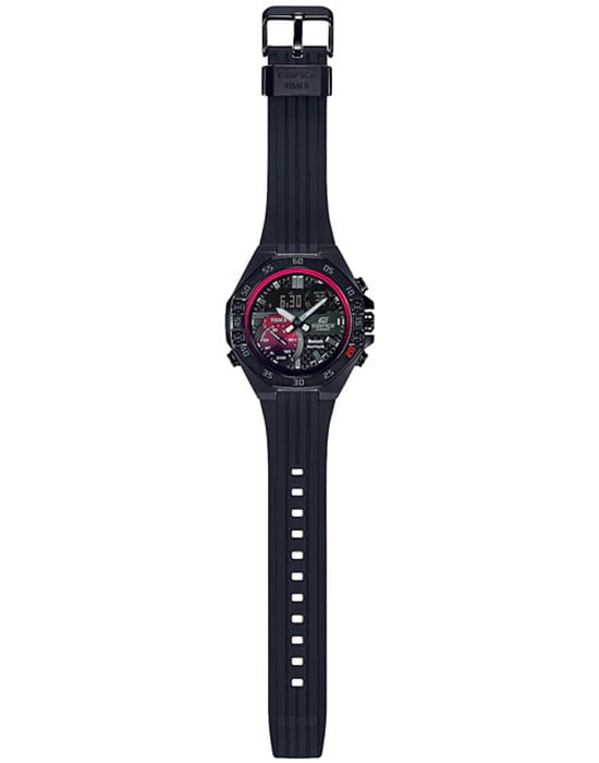 Casio Casio Edifice ECB-10TMS-1A, edifice япония мужские часы на браслете полимер боковой вид